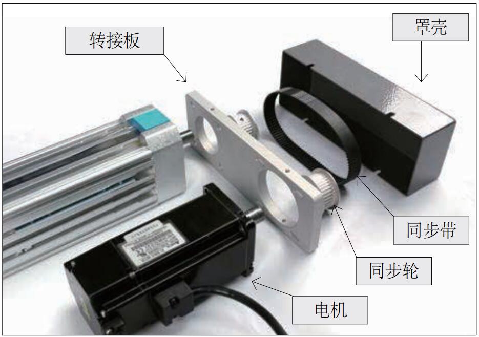 直线式电动缸与电机的安装方式